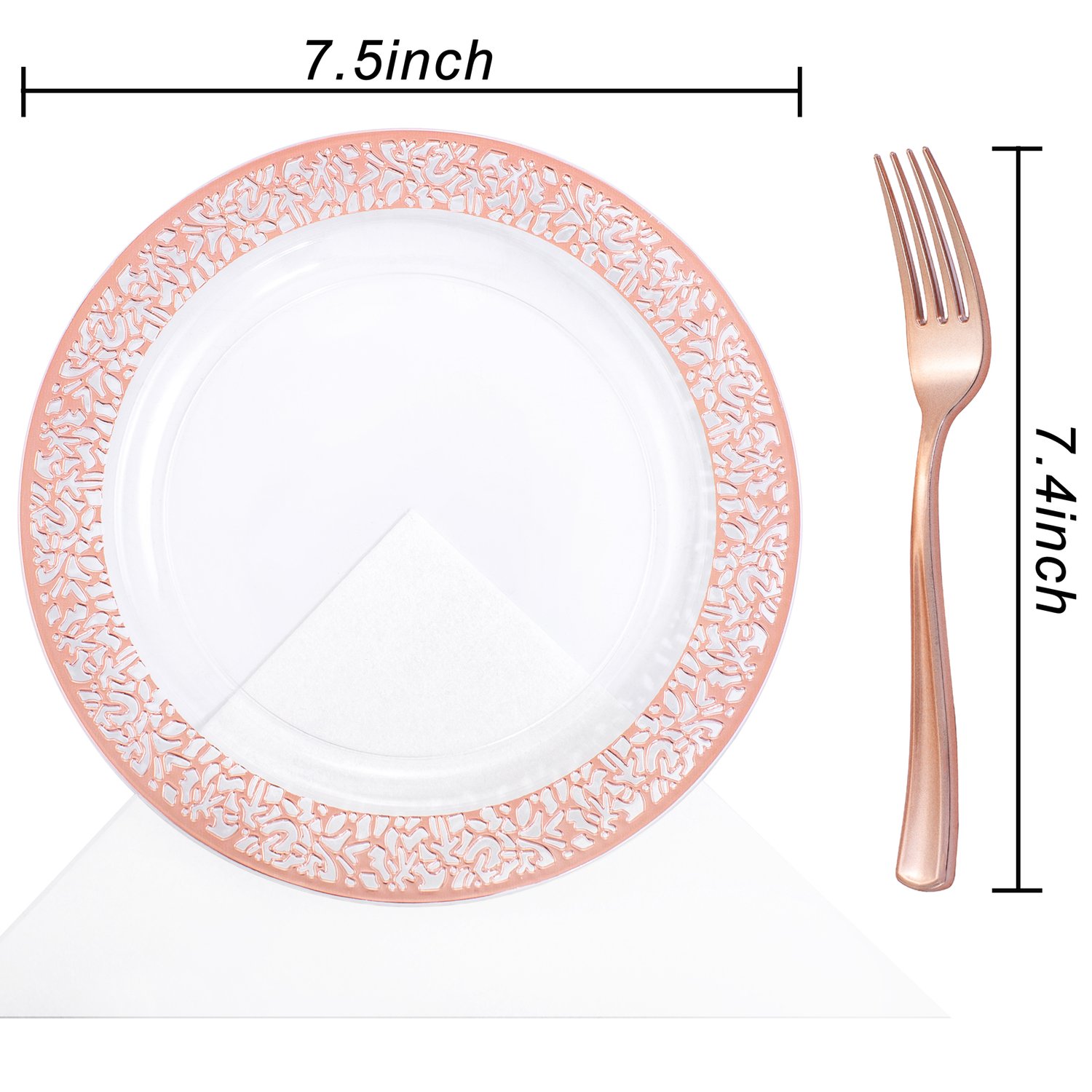 144PCS Dessert Plates Set