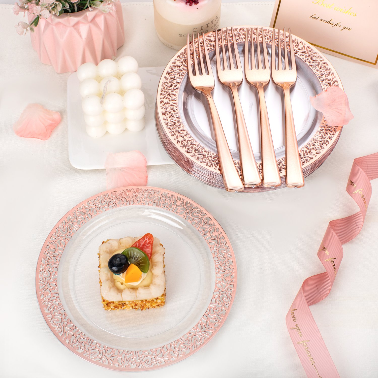 144PCS Dessert Plates Set
