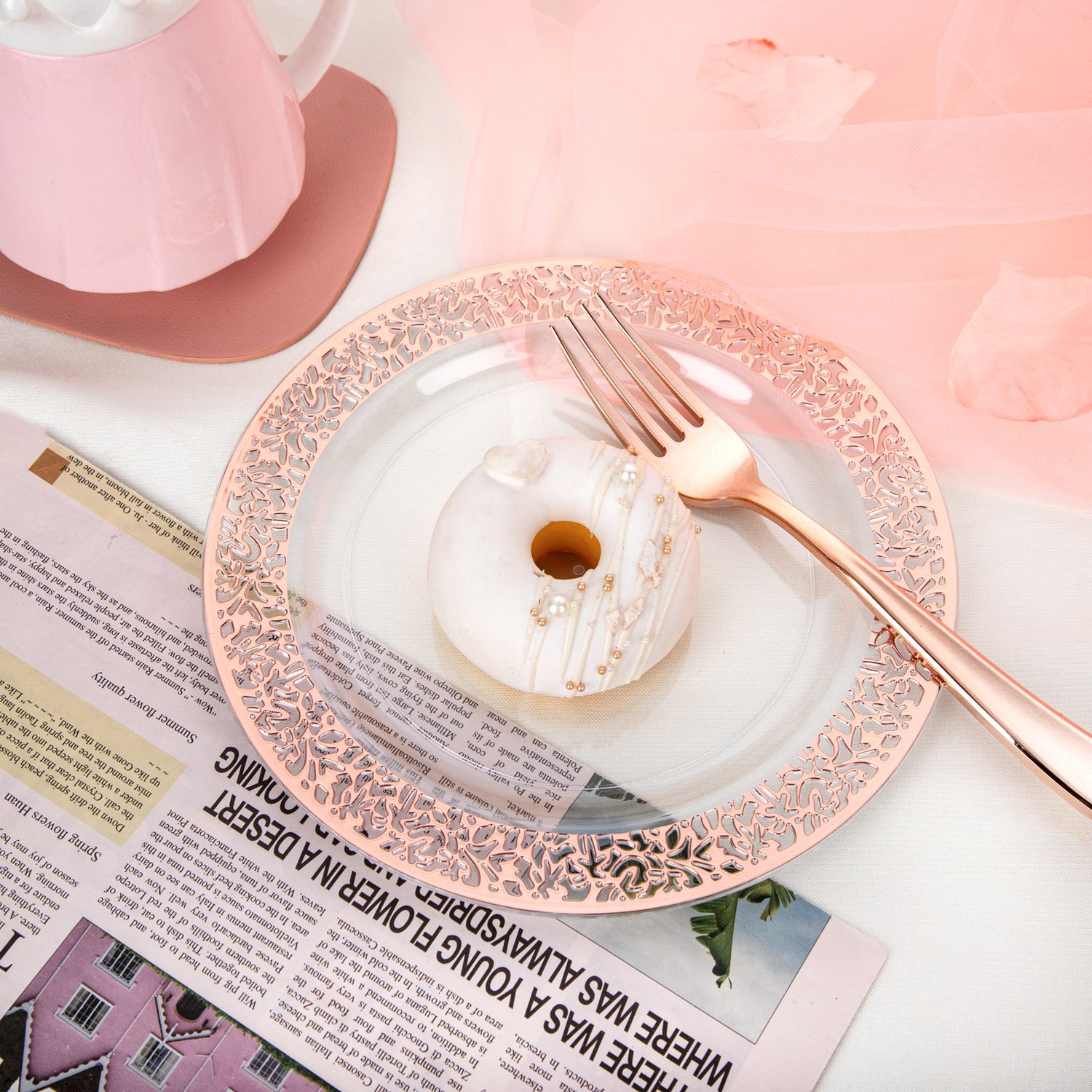 144PCS Dessert Plates Set