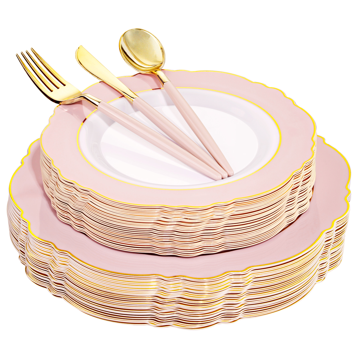 Pink Plates Disposable — view 10