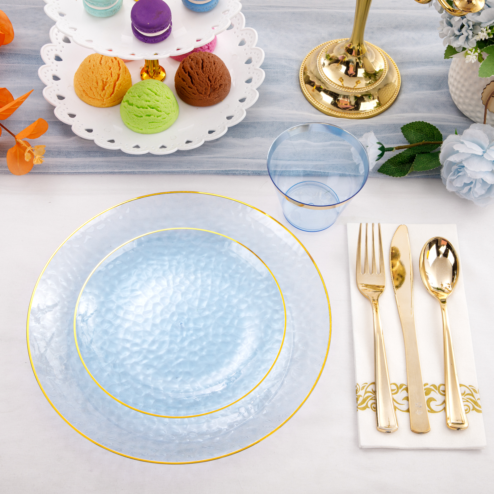 Blue Party Dinnerware Set — view 11