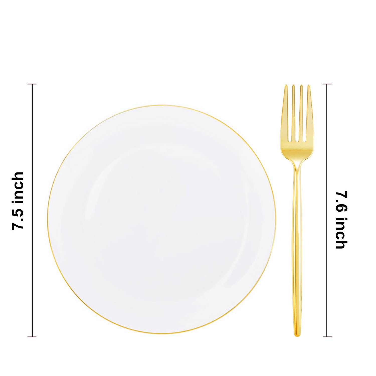 200Pcs Plastic Pink Dessert Plates