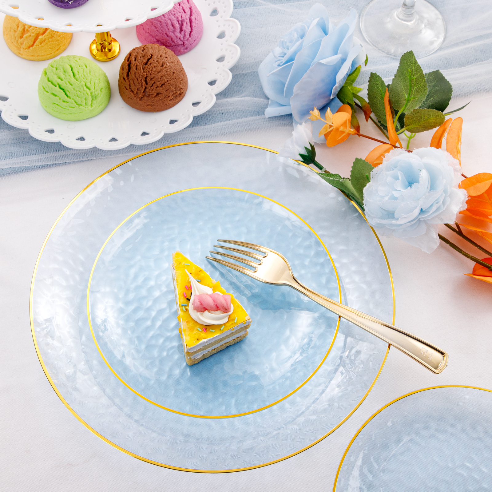 Blue Party Dinnerware Set — view 12