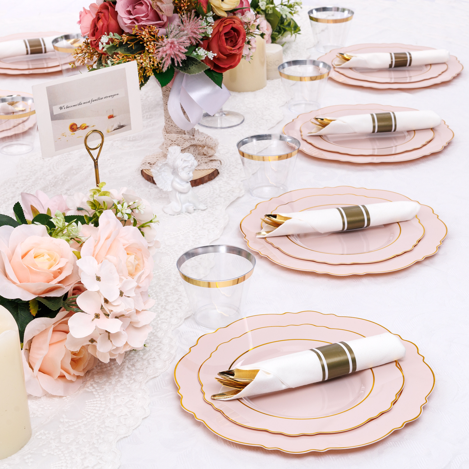 Pink Plates Disposable — view 8