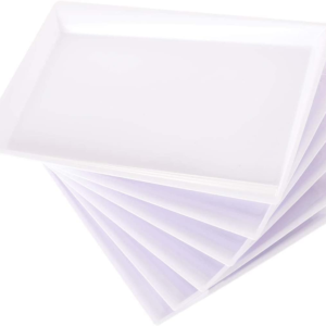 White Serving Tray Plastic Trays — view 8
