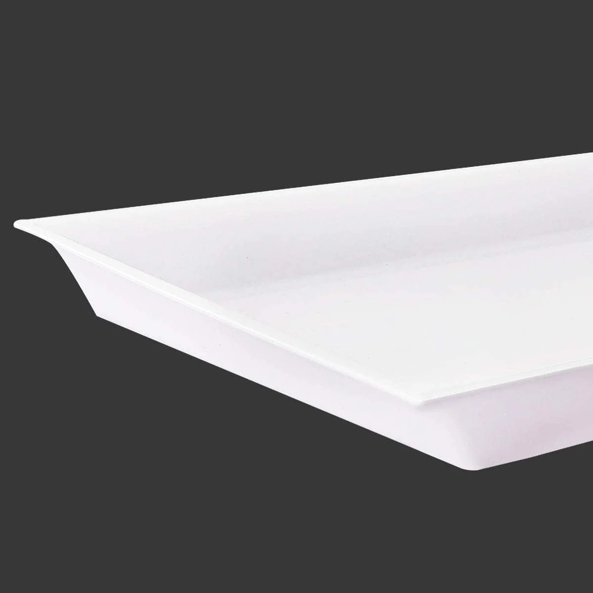 White Serving Tray Plastic Trays — view 11