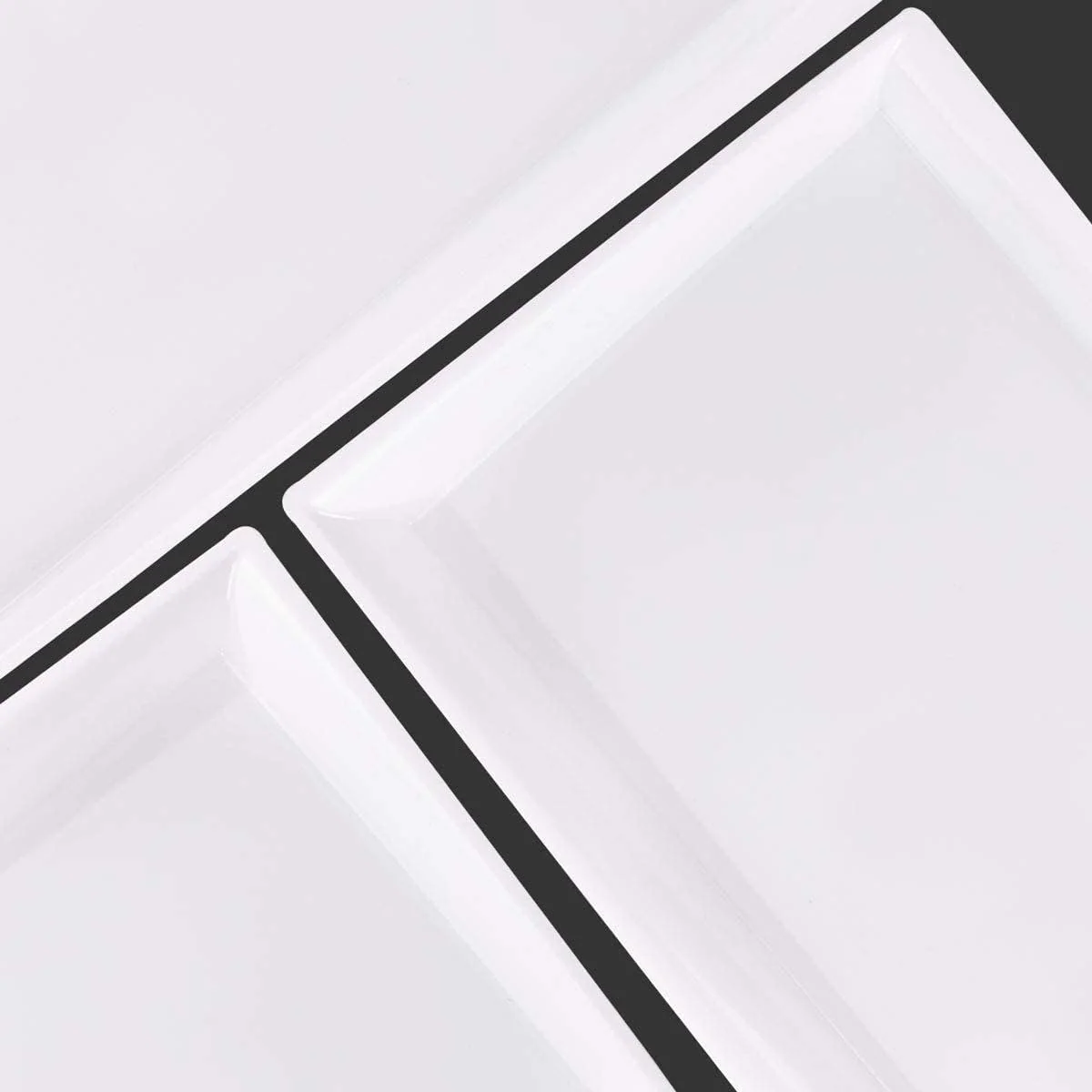 White Serving Tray Plastic Trays — view 12