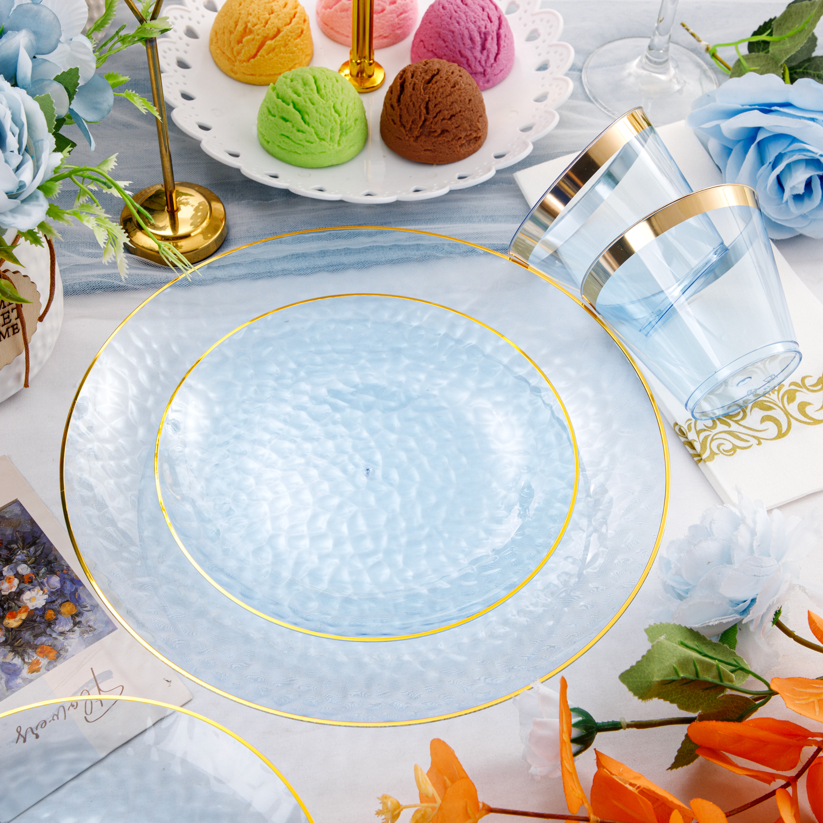 Blue Party Dinnerware Set — view 8
