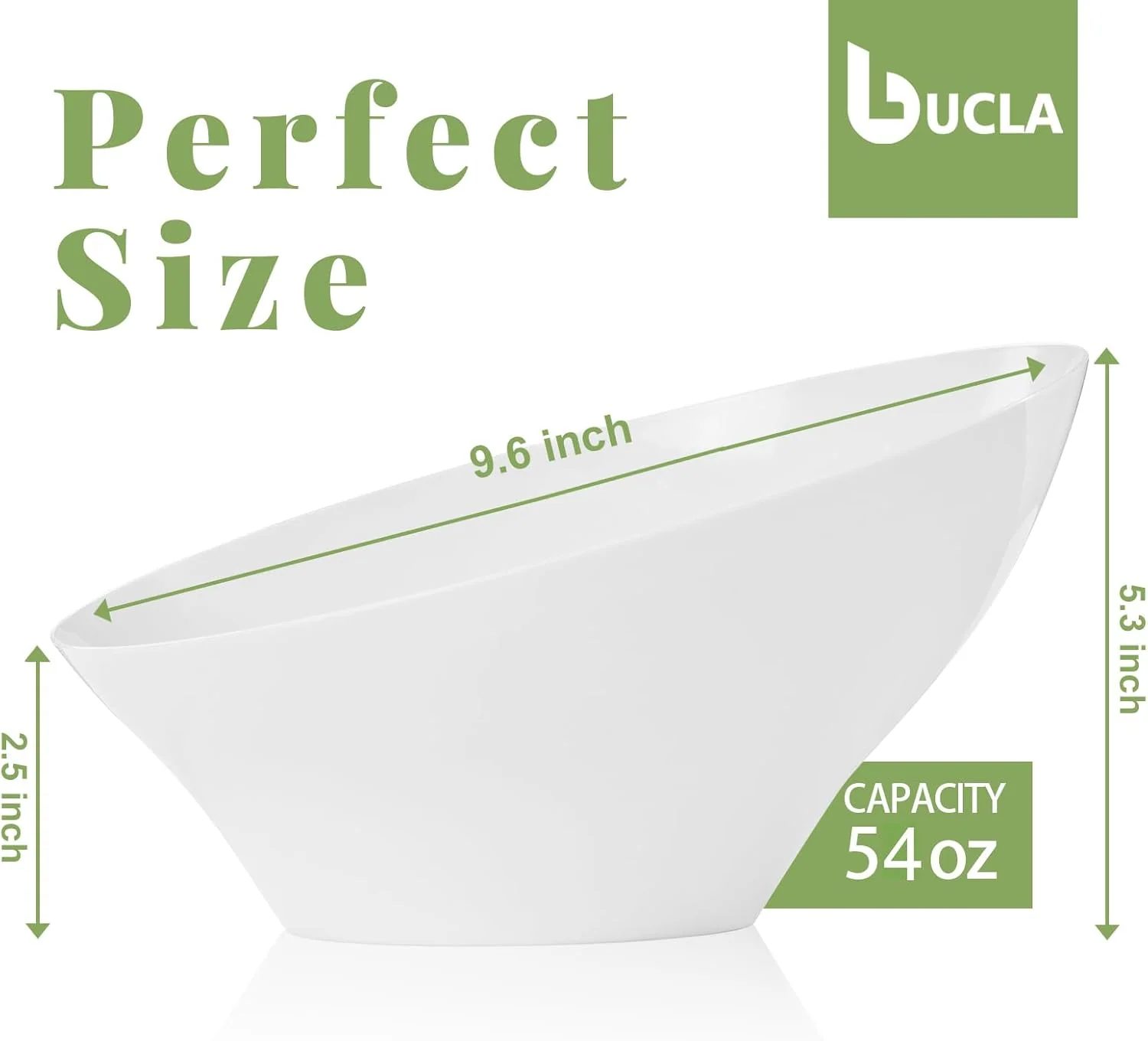 White Plastic Serving Bowls — view 11