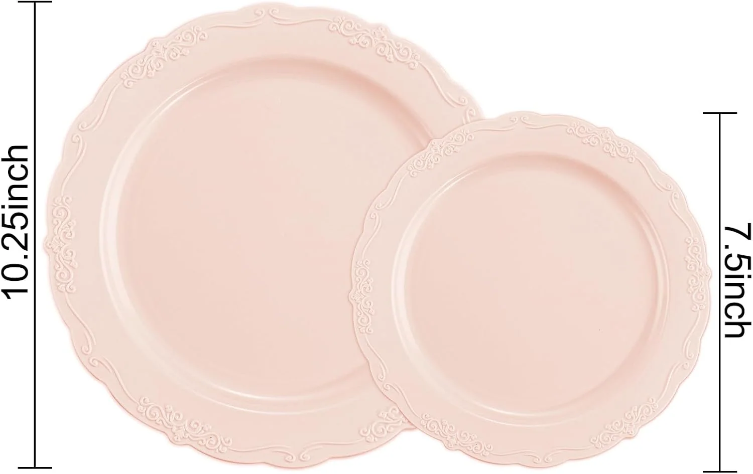Mauve Pink U-QE Disposable Plates — view 13