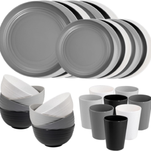 White, Black, Grey & Dark Grey