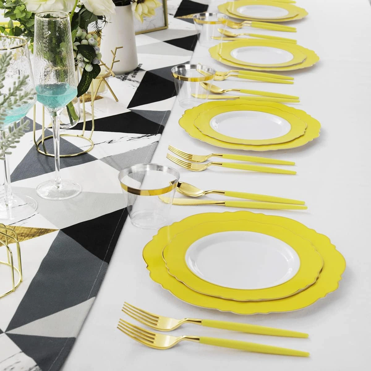 Yellow Plates Disposable — view 11