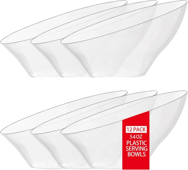 Clear Plastic Serving Bowls — view 9