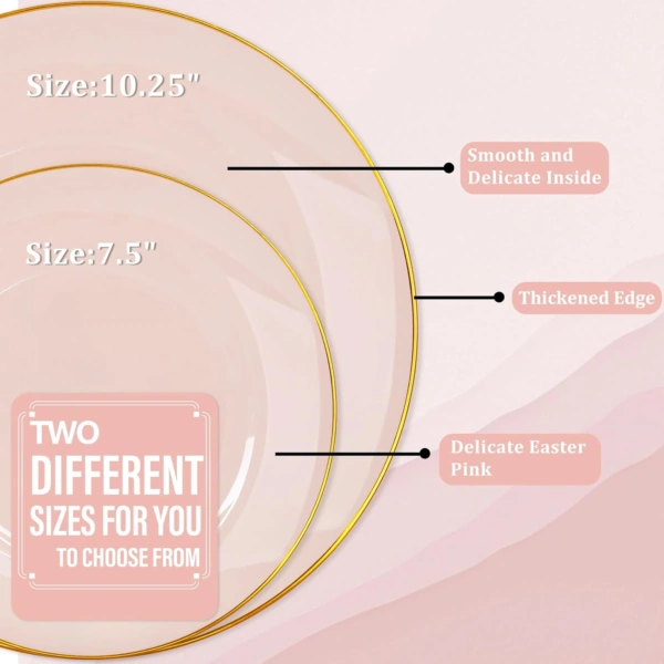 Pink Plastic Plates — view 15