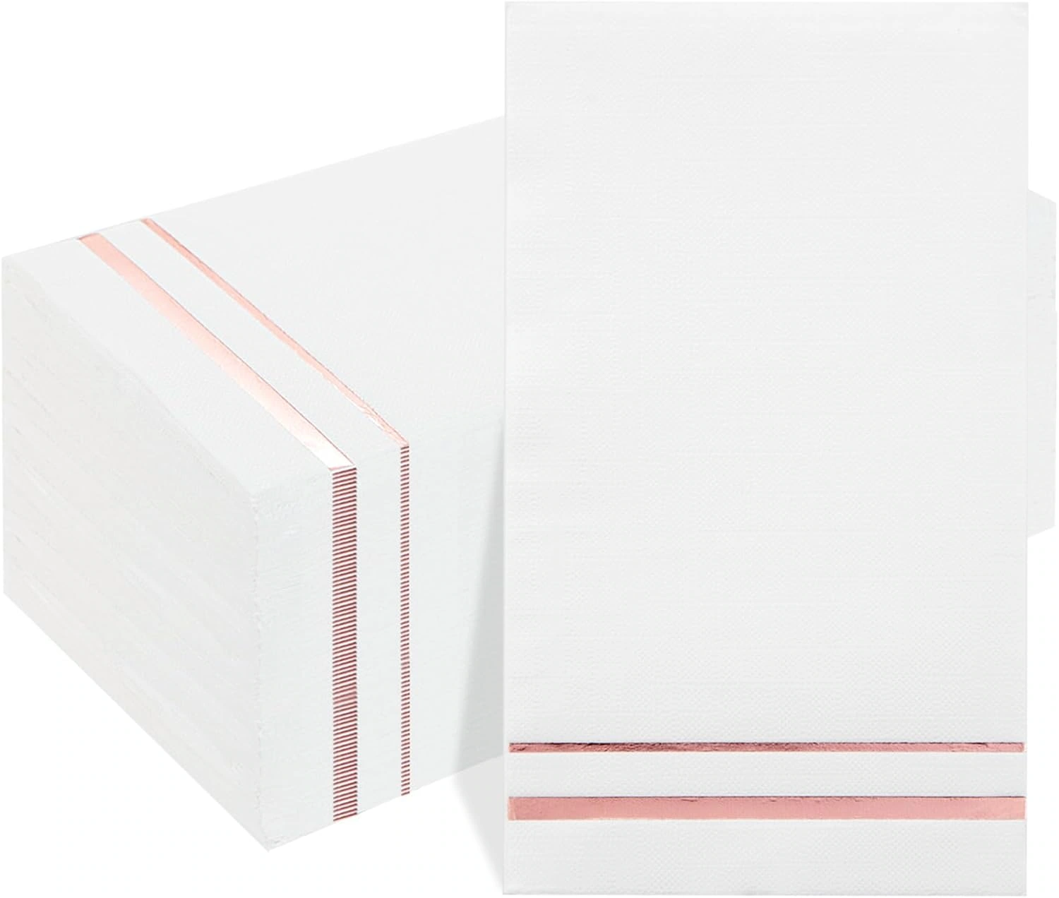 Rose Gold 100-Count 3-Ply disposable Napkins (100 Pieces) — view 9