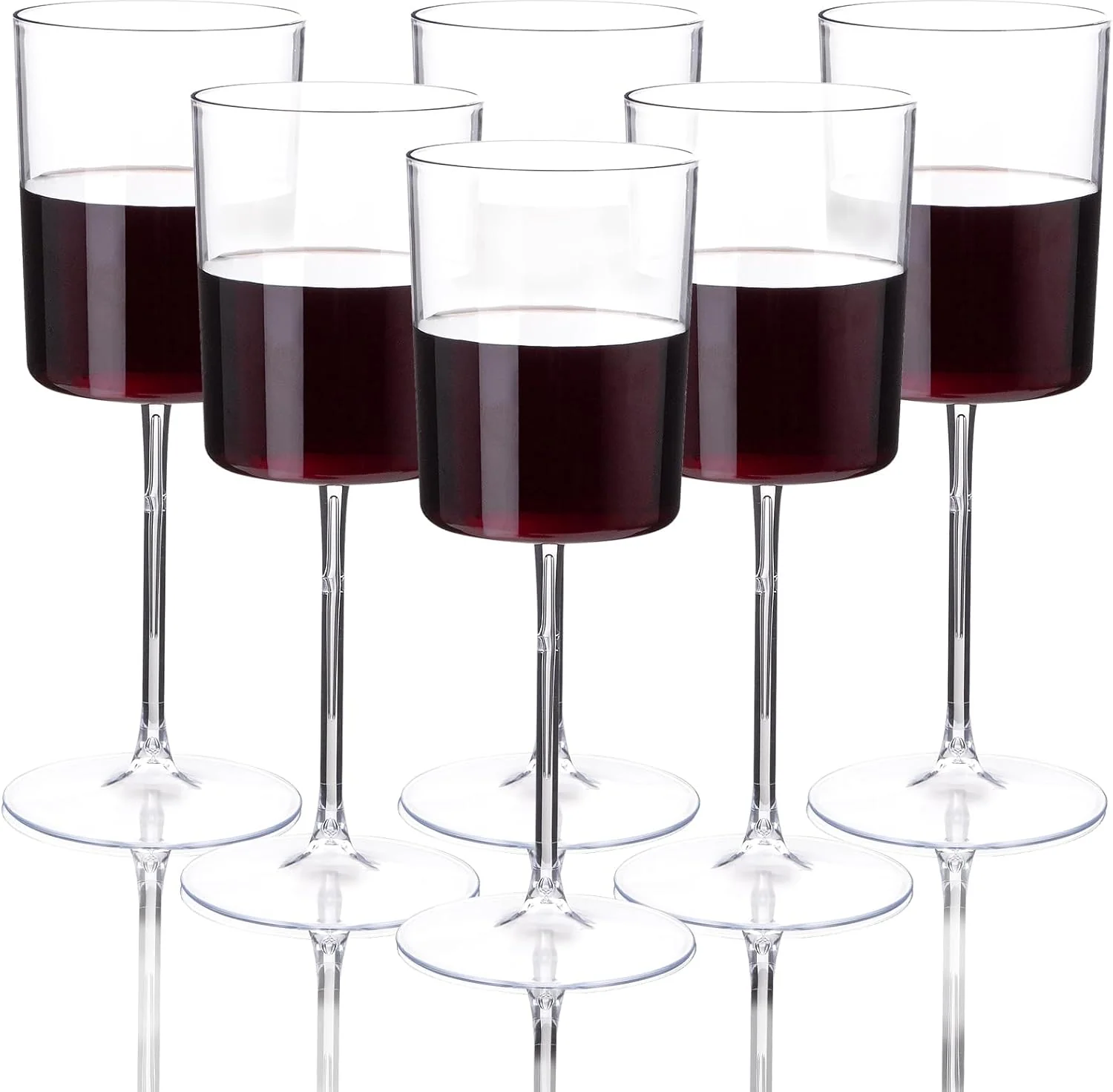 Clear Stemmed Wine Glasses, Party-Ready, Large Capacity (14 oz) — view 11