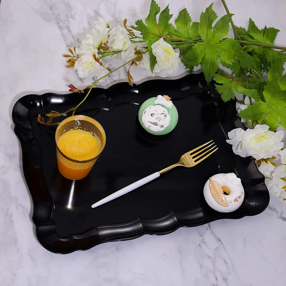 Black BBG Appetizer Serving Tray — view 11