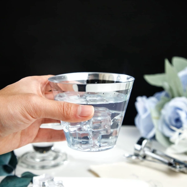Silver Rim Cocktail Cups — view 13