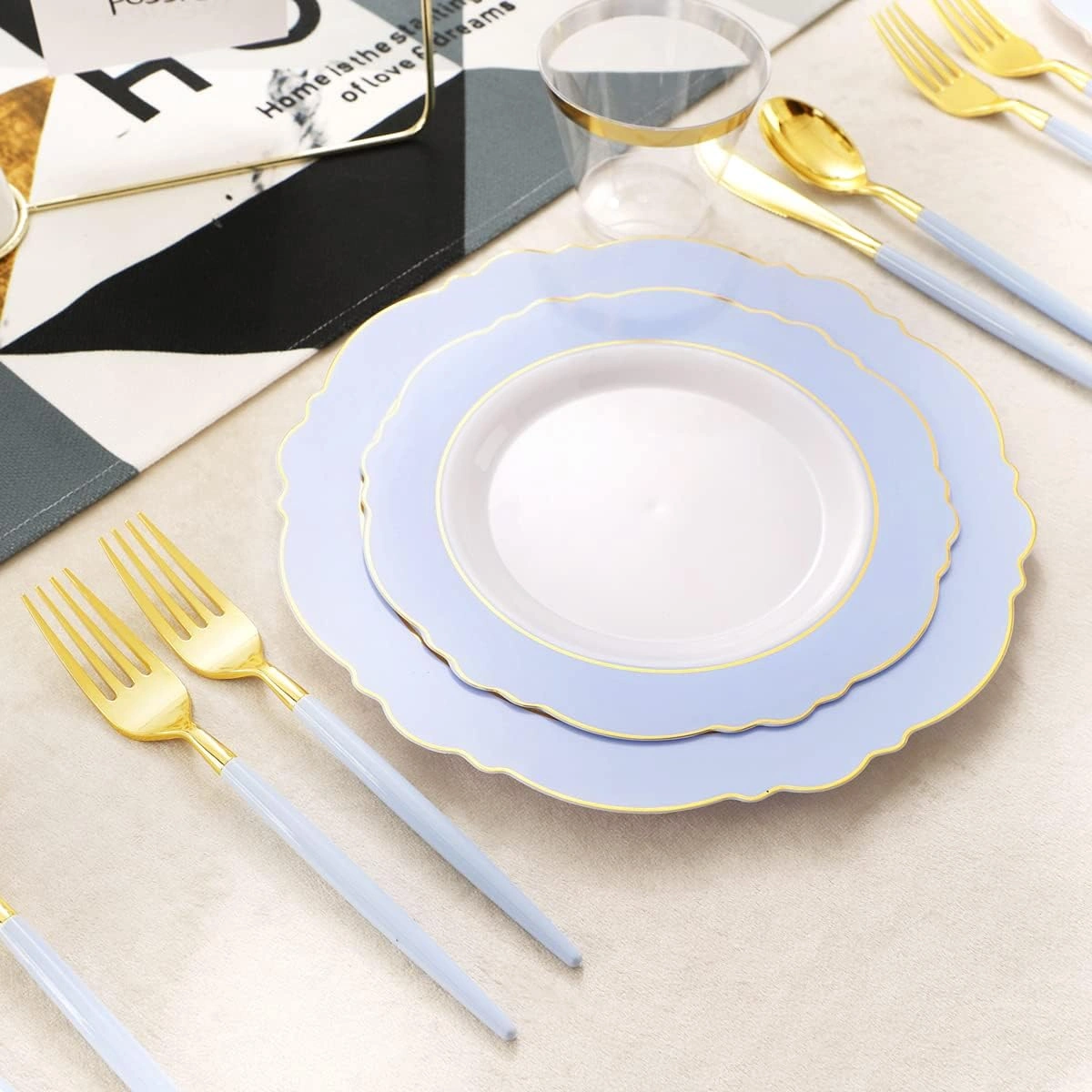Blue Plates Disposable — view 10