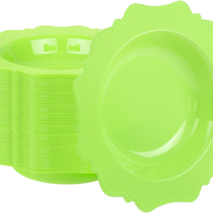 Light Green Plastic Party Bowls () 12 Oz Disposable Soup/Salad Bowl — view 11