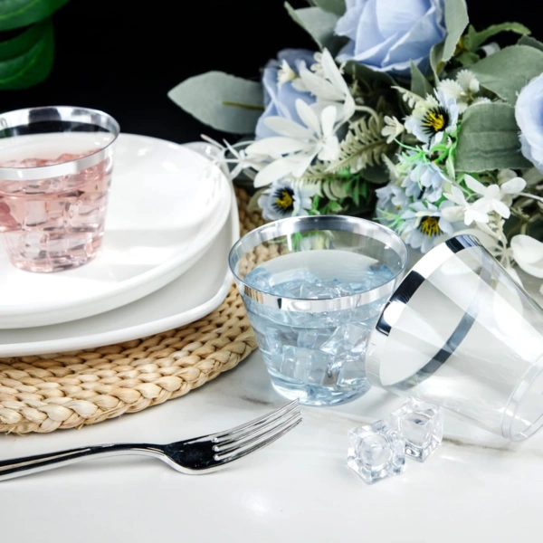 Silver Rim Cocktail Cups — view 12
