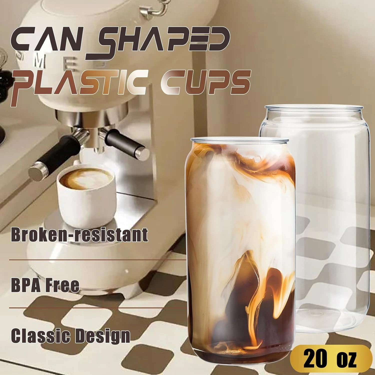 Classic Can Shaped Cups (16 oz, 20 Pack) — view 13
