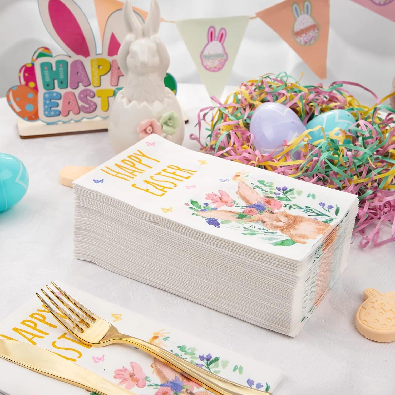 Easter 100-Count 3-Ply disposable Napkins (100 Pieces) — view 13