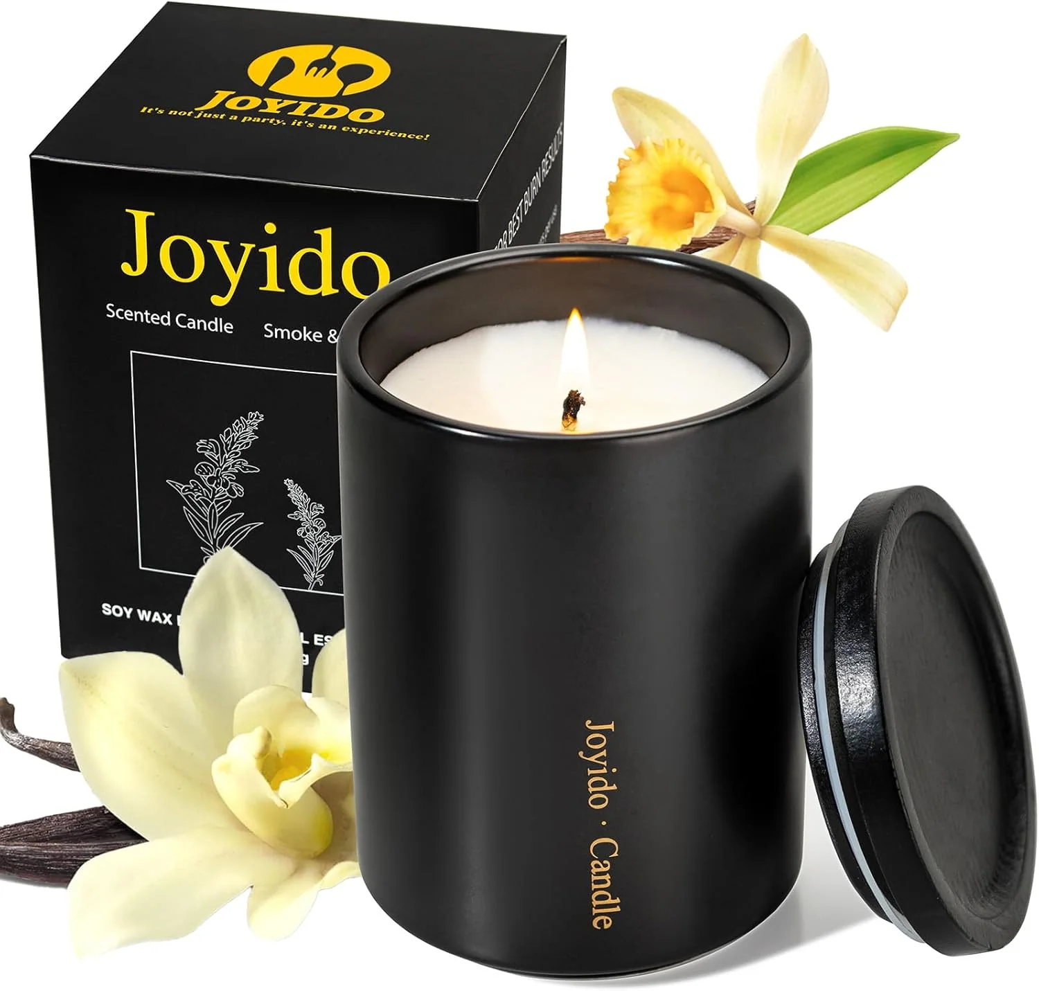 Smoke & Vanilla Black 14OZ Scented Candle — view 11