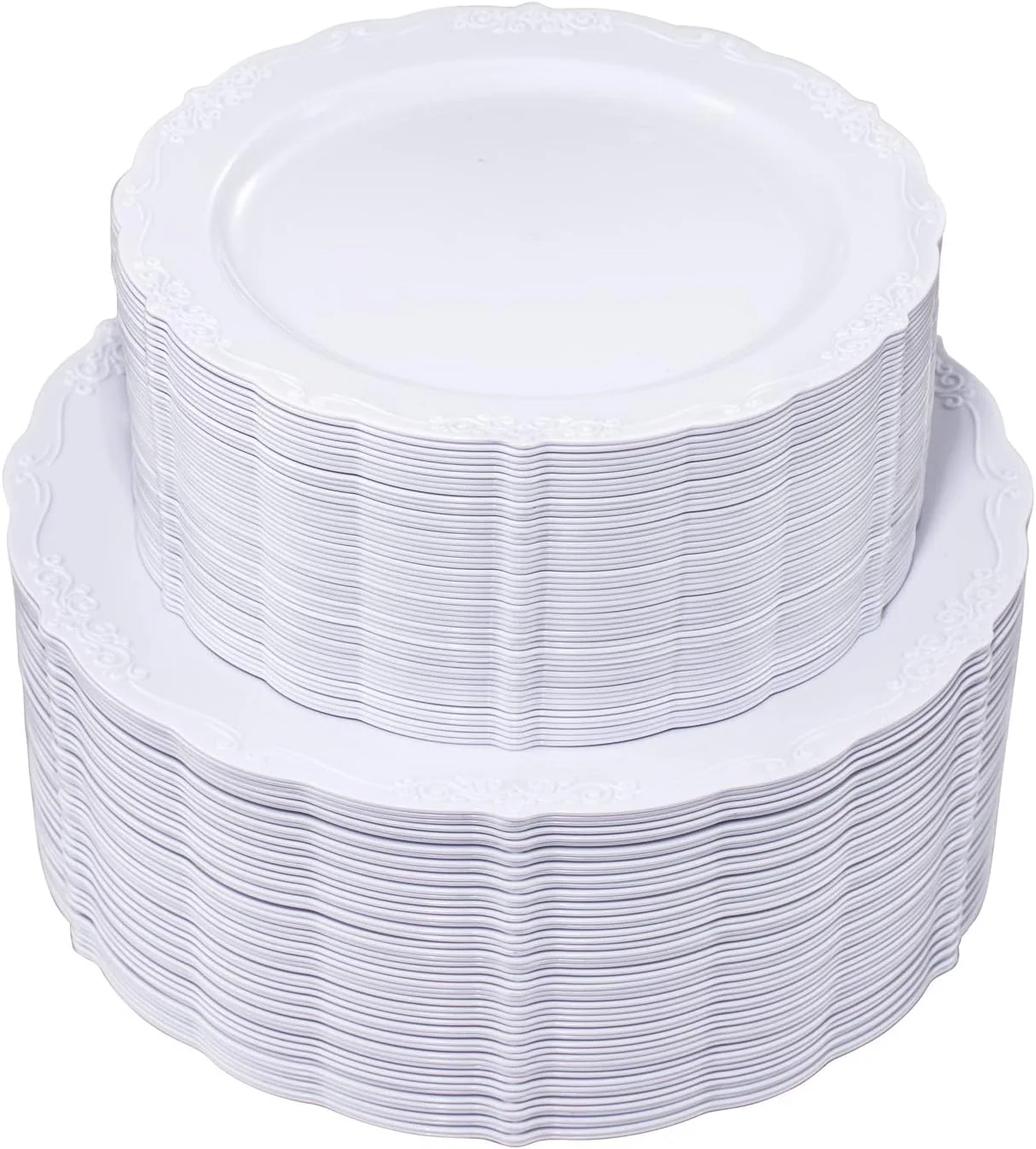 White U-QE Disposable Plates — view 11