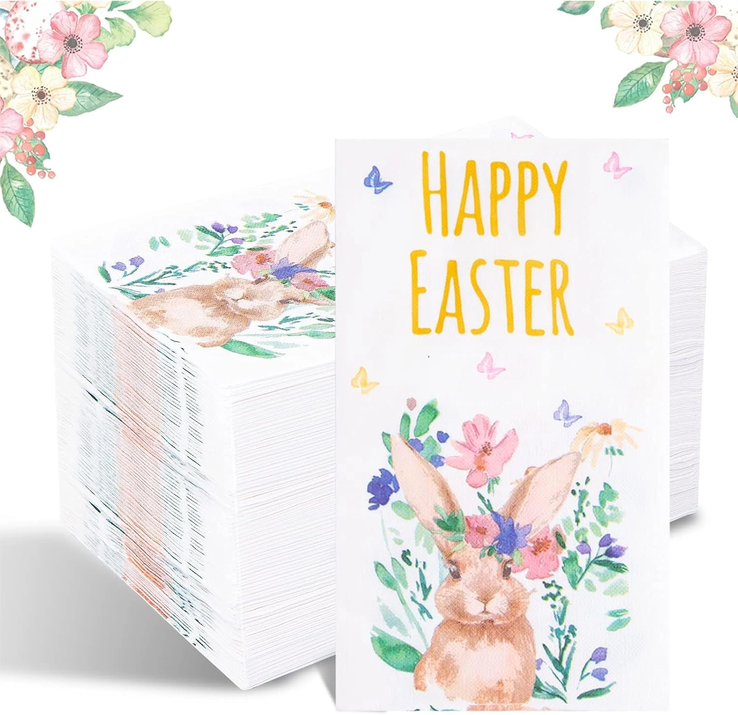 Easter 100-Count 3-Ply disposable Napkins (100 Pieces) — view 8