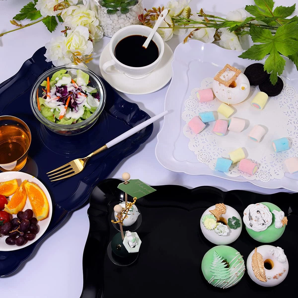 Black BBG Appetizer Serving Tray — view 12