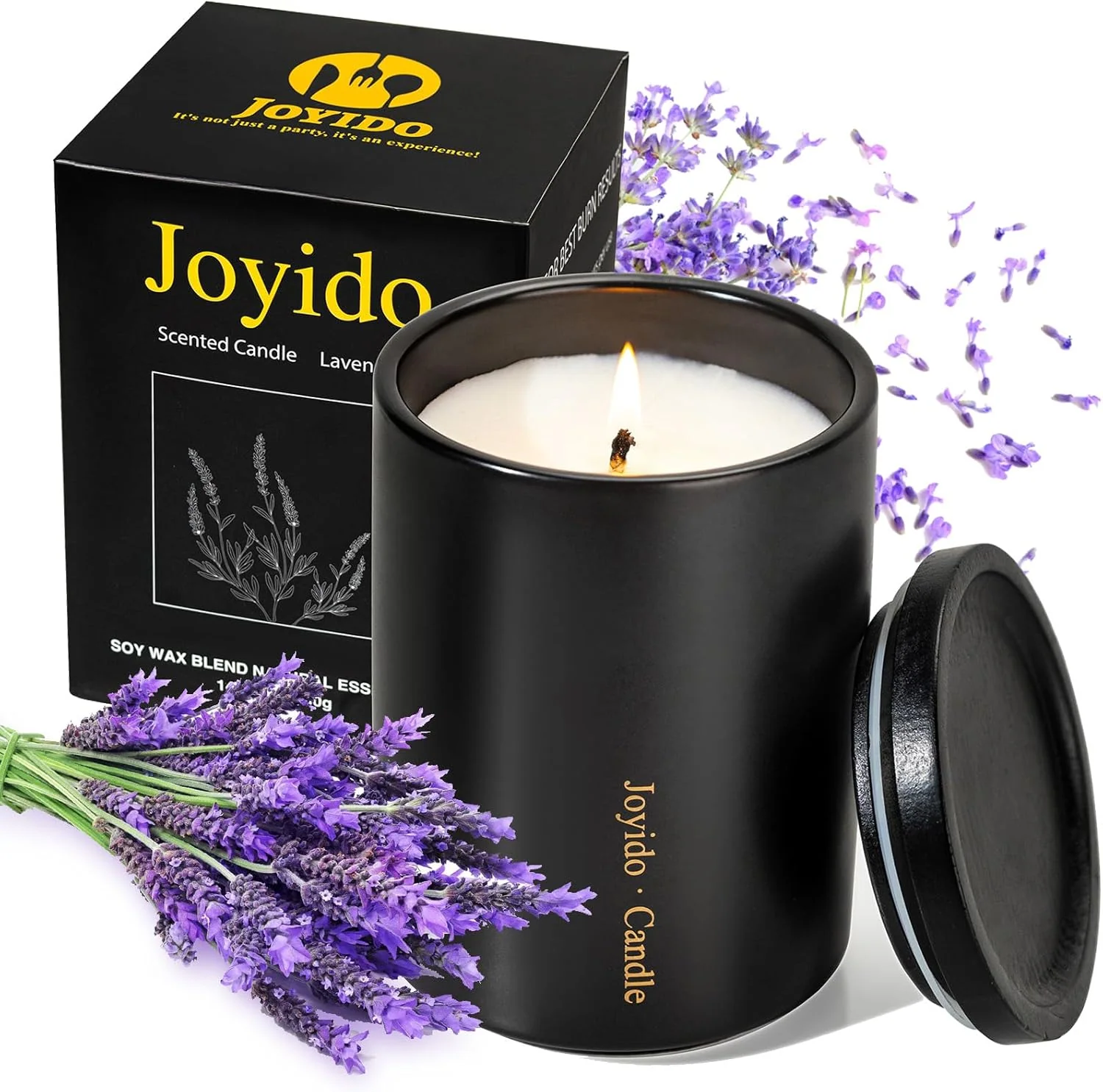 Lavender Black 14OZ Scented Candle — view 11