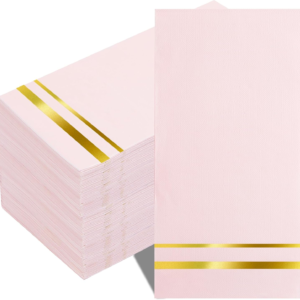 Pink 100-Count 3-Ply disposable Napkins (100 Pieces) — view 9