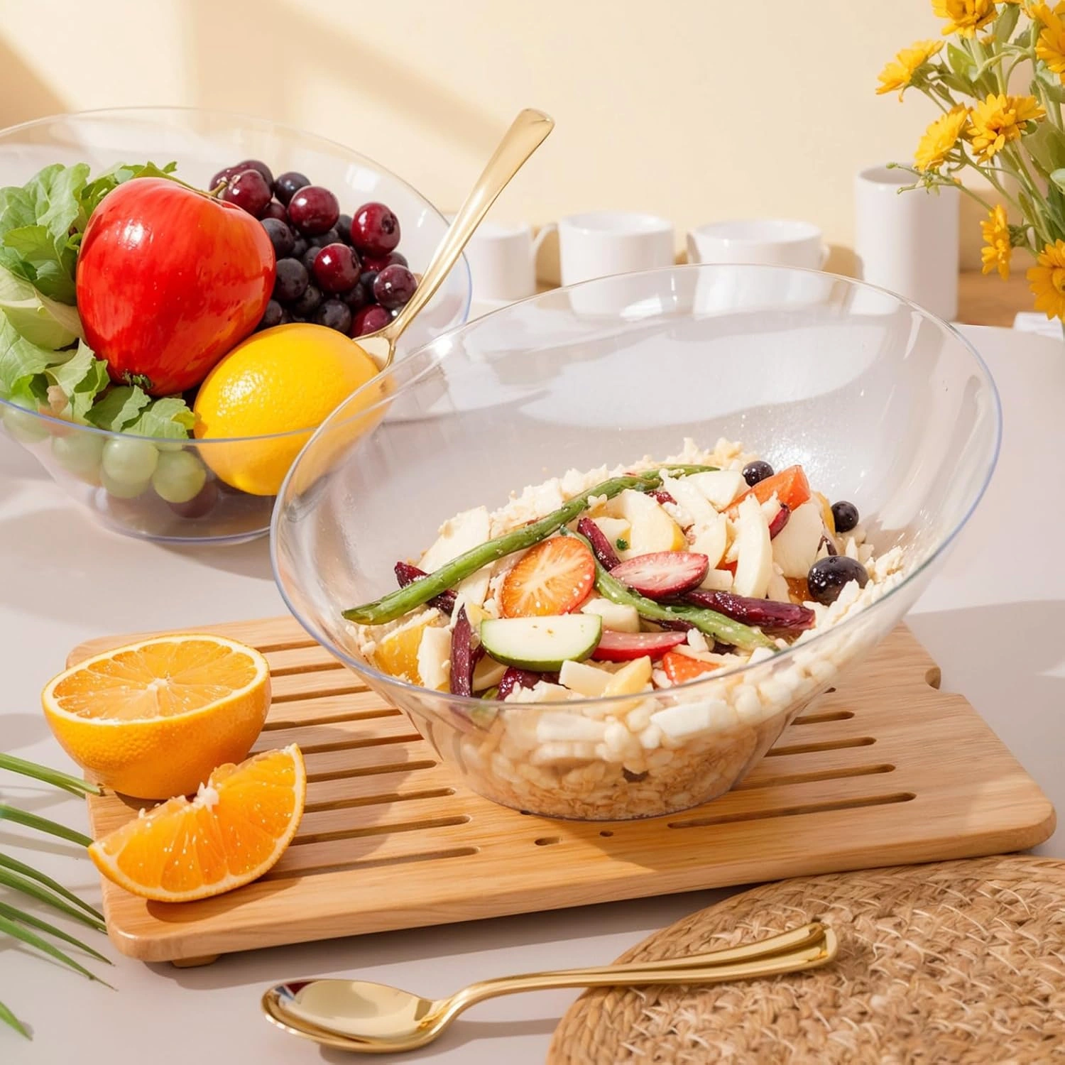Clear Plastic Serving Bowls — view 14