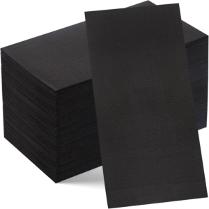 Black Napkins Disposable-3ply Paper Napkins Rim — view 10