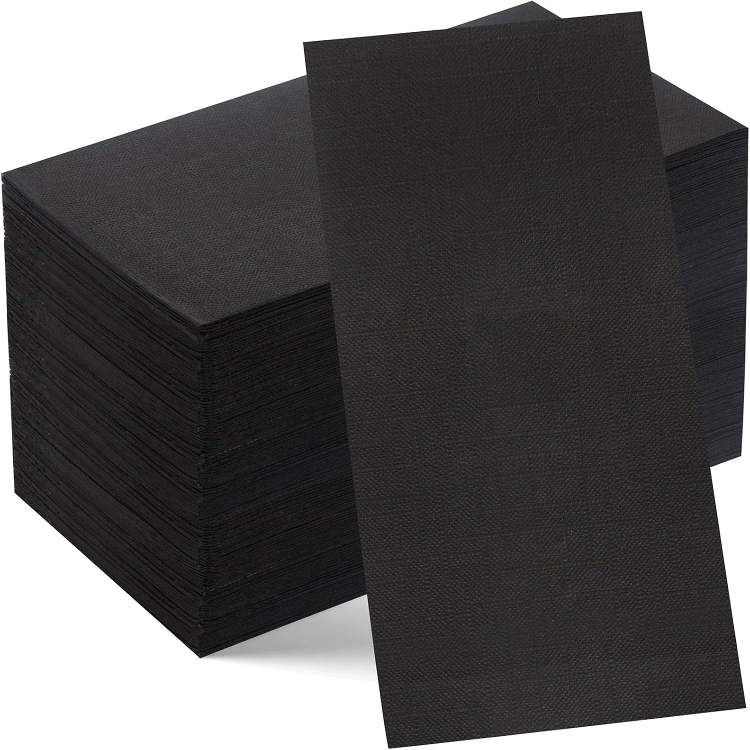 Black Napkins Disposable-3ply Paper Napkins Rim — view 10