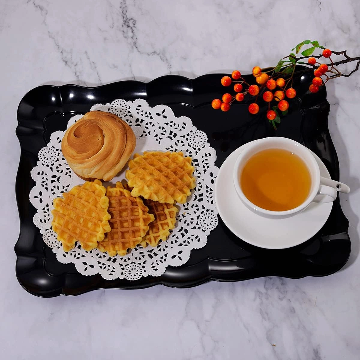 Black BBG Appetizer Serving Tray — view 10