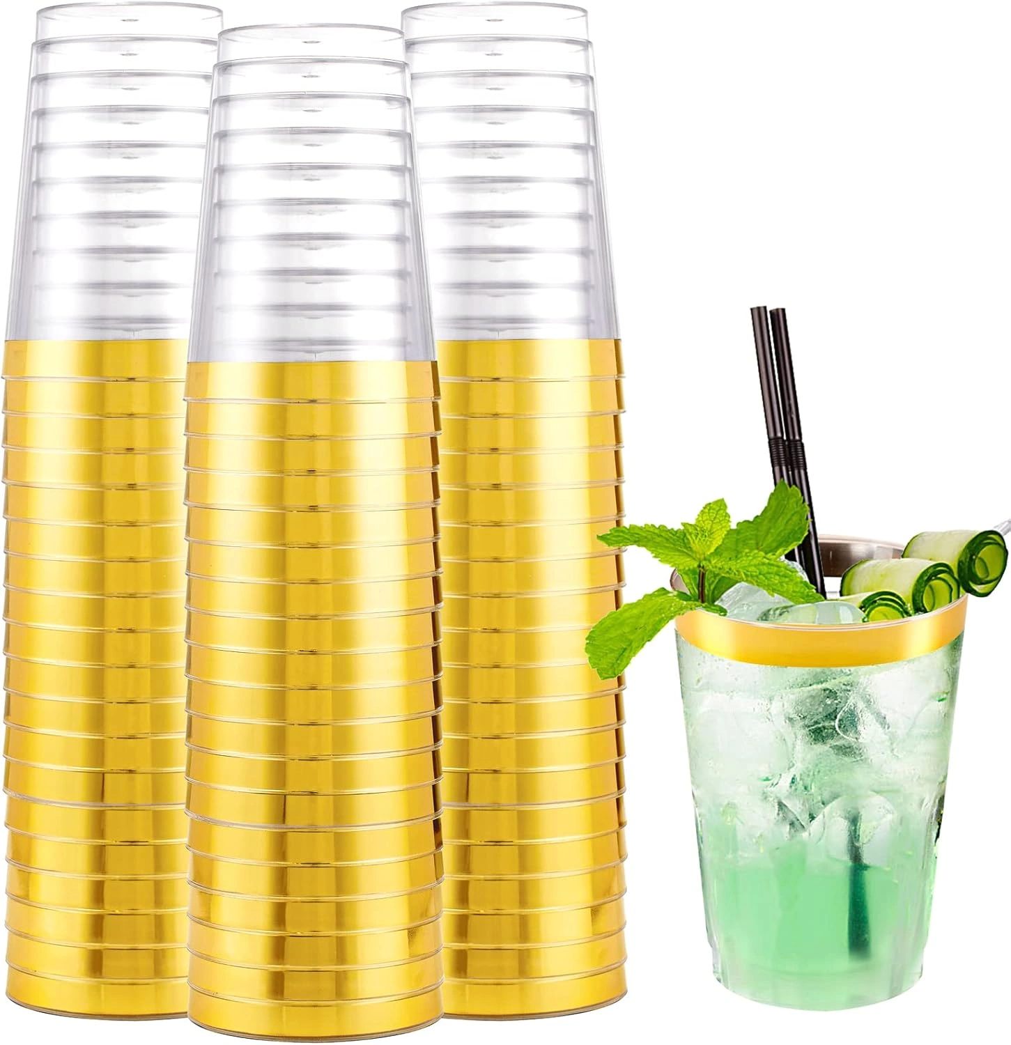 Gold Rim Cocktail Cups — view 8