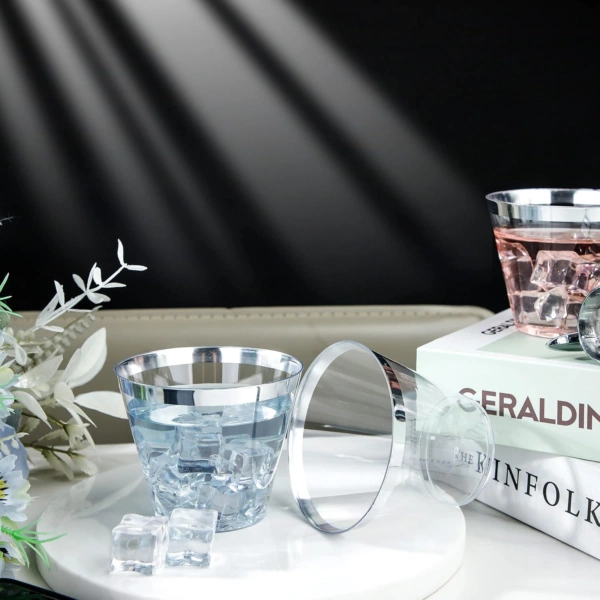 Silver Rim Cocktail Cups — view 11