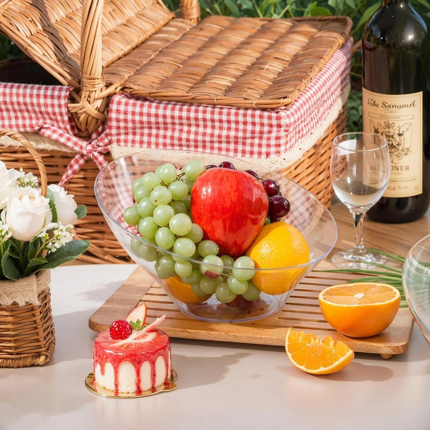 Clear Plastic Serving Bowls — view 13