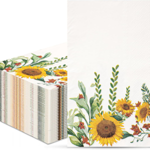 Sunflower Paper Napkins — view 9
