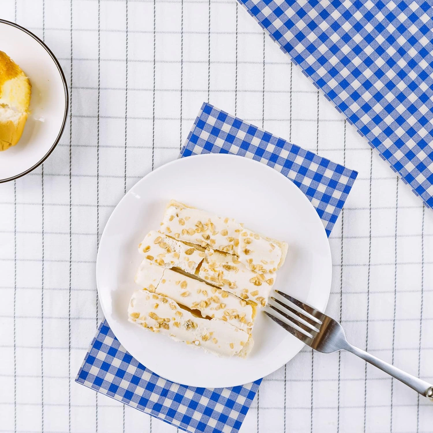 Blue Gingham Paper Napkins — view 11