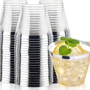 Silver Rim Cocktail Cups — view 8