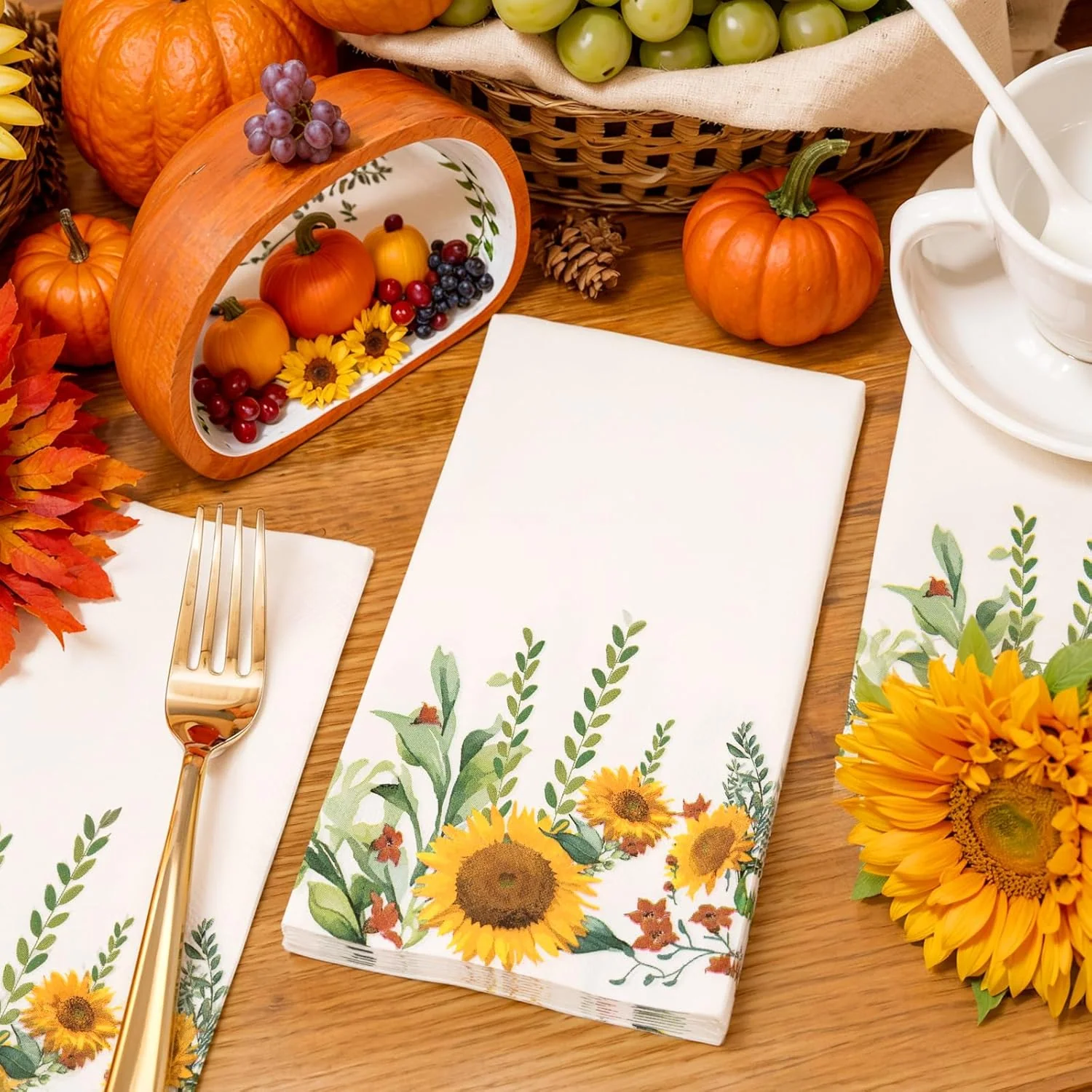 Sunflower Paper Napkins — view 10