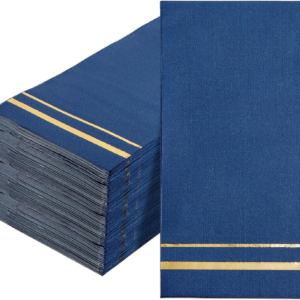 Blue 100-Count 3-Ply disposable Napkins (100 Pieces) — view 8