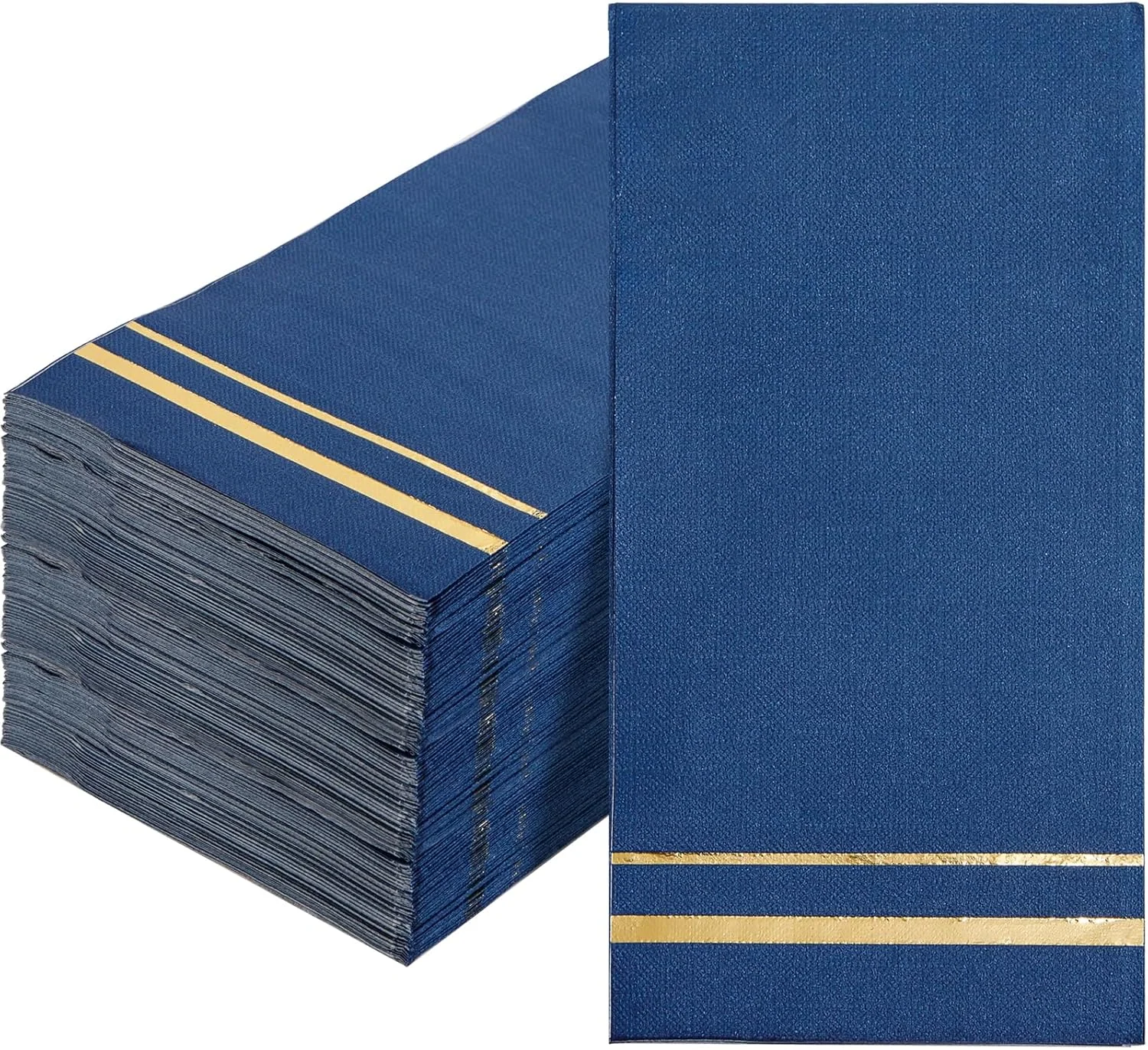 Blue 100-Count 3-Ply disposable Napkins (100 Pieces) — view 8