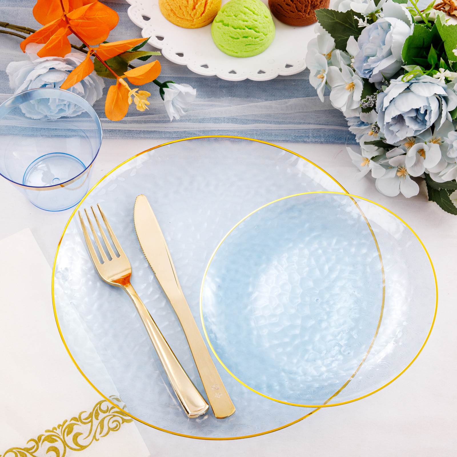 Blue Party Dinnerware Set — view 10