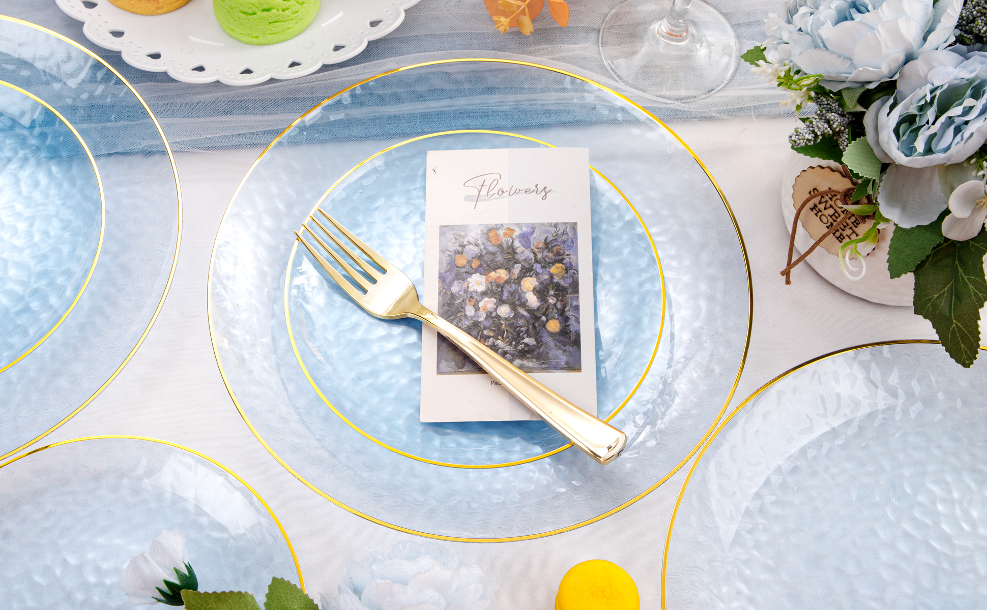 Blue Party Dinnerware Set — view 7