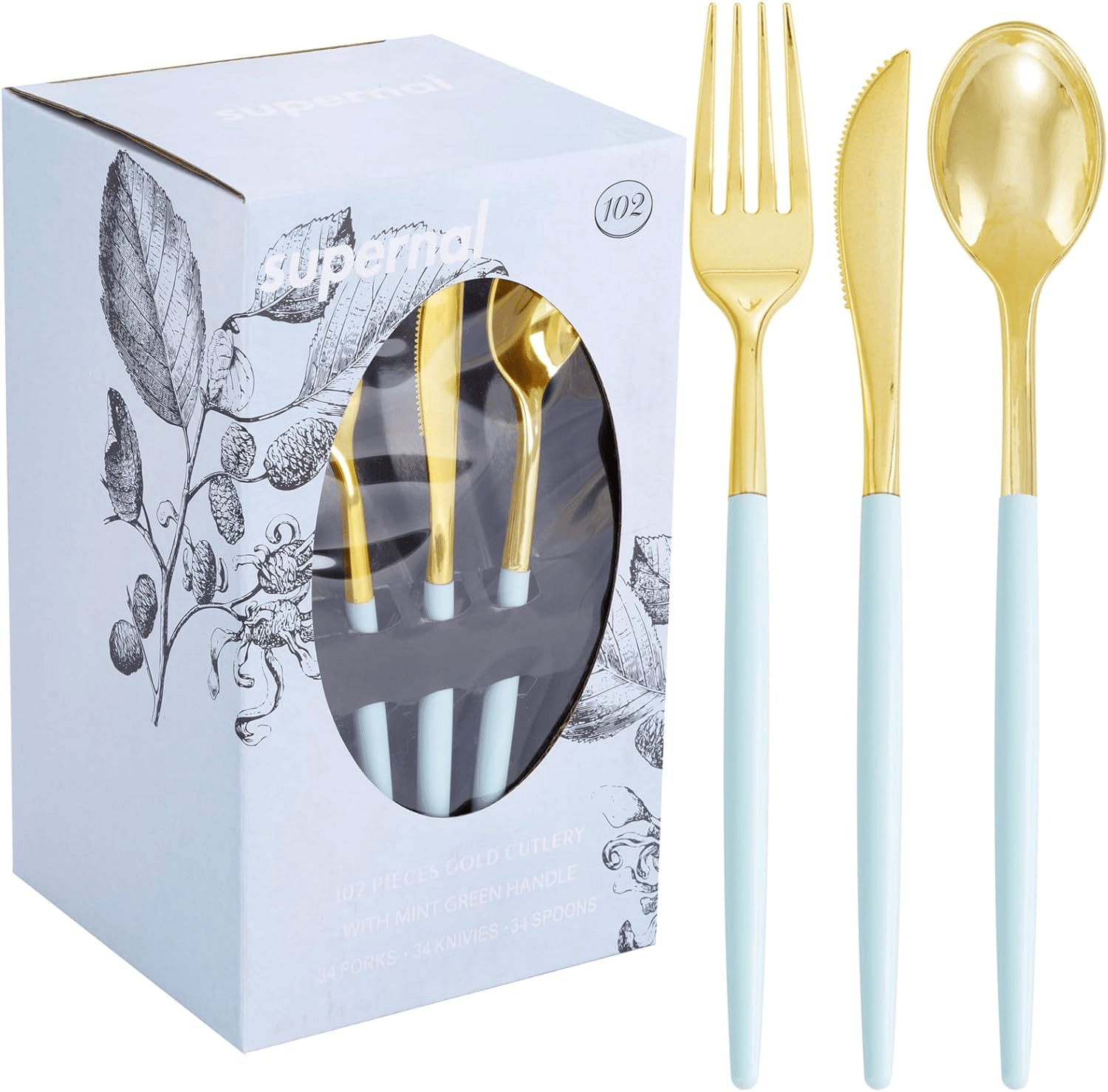 Gold Plastic Silverware
