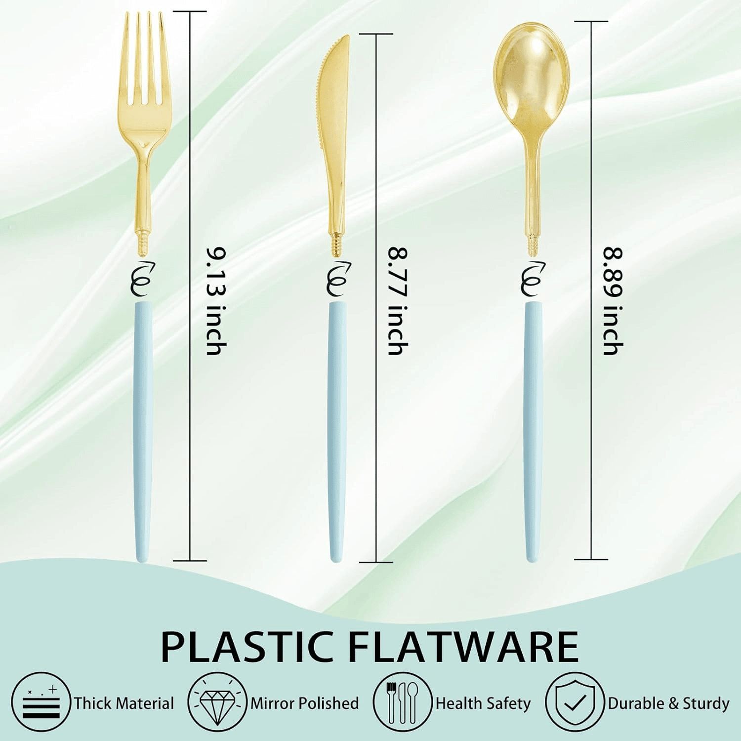 Gold Plastic Silverware